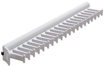 14-1/8 Inch Long 3/4 Extension Tie Rack with 20 Hooks