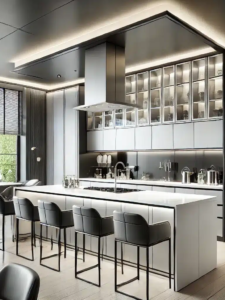 Aluminum Frame Cabinet Doors af006