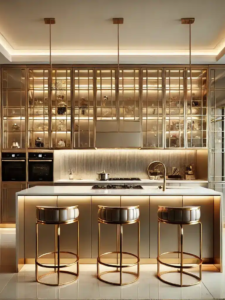 Aluminum Frame Cabinet Doors champan